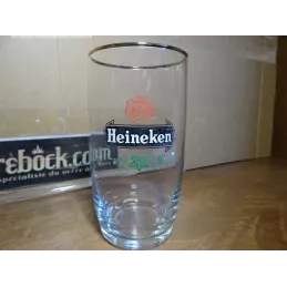 6 VERRES HEINEKEN 25CL HT 12.50