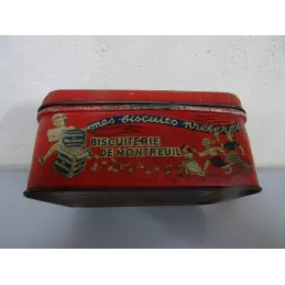 BOITE BISCUITERIE  DE MONTREUIL DAMOISEAU   18CM X13.50CM X8.20CM