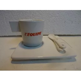 COFFRET 2 TASSES A CAFE L'EQUIPE  ANDRE PHILIPPE