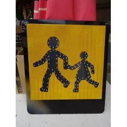 PANNEAU  DANGER ECOLE  ENFANTS  46CM X40CM