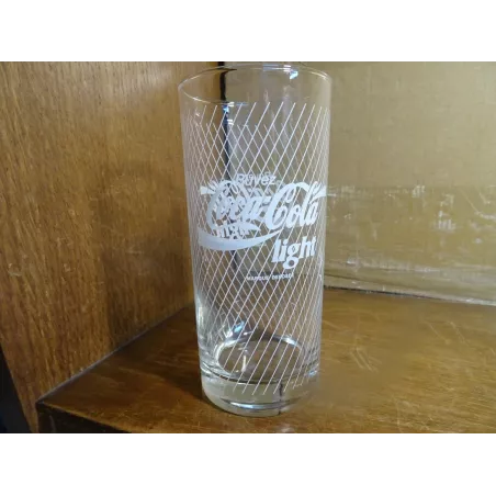 2 VERRES COCA-COLA LIGHT 25CL HT13.50CM