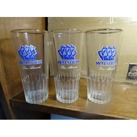 3 VERRES WALSHEIM 25CL HT.14.50CM