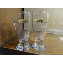 2 VERRES ITALCORAL 6CL HT 10CM