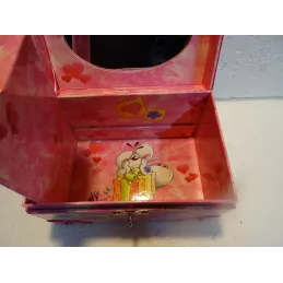 DIDDL  MALETTE A BIJOUX AVEC COIN SECRET  15CM X10CM X11CM