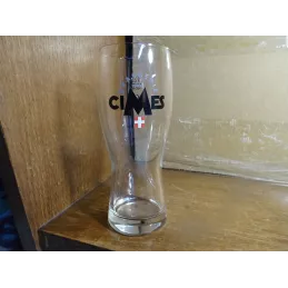 1 VERRE BRASSERIE DES CIMES  25CL HT.15.90CM