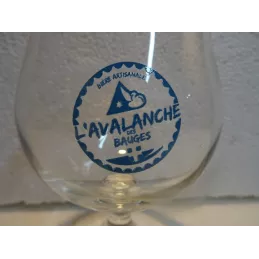 1 VERRE L'AVALANCHE DES BAUGES  25CL  BIERE ARTISANALE