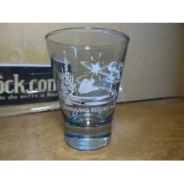 1 VERRE  DISNEYLAND  RESORT PARIS  HT 8CM
