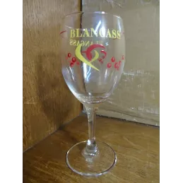 6 VERRES BLANCASS HT 13.50CM