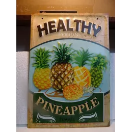 TOLE  HEALTHY ANANAS 40CM X28CM
