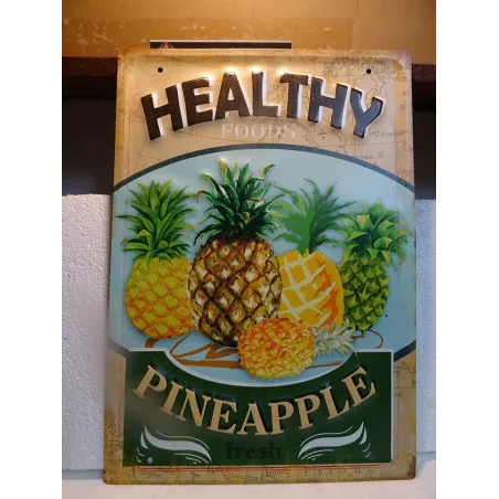 TOLE  HEALTHY ANANAS 40CM X28CM