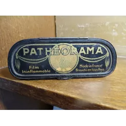 BOITE  PATHEORAMA  AVEC 10 FILMS  13CM X4.70CM X3.70CM