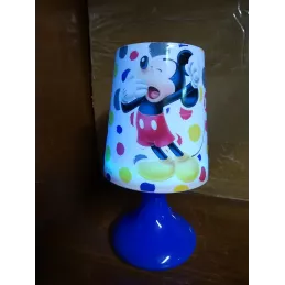 BELLE LAMPE MICKEY AVEC INTER 2 COULEURS JAUNE ET ROUGE