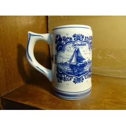 CHOPE HEINEKEN 50CL HT 13CM  EN DELFT
