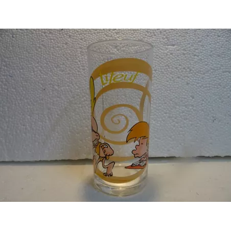 1 VERRE  TITEUF- COCA-COLA  HT 13.50CM