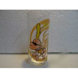 1 VERRE  TITEUF- COCA-COLA  HT 13.50CM