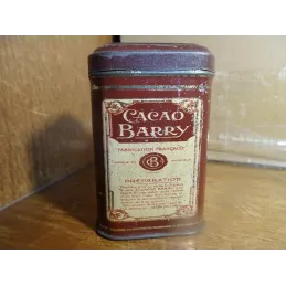 BOITE CACAO BARRY 5.60CM X5.60CM X8.50CM