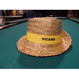 CHAPEAU RICARD EN PAILLE  TAILLE 59