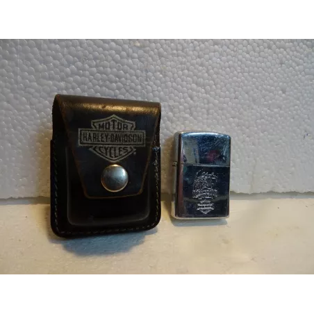 VERITABLE BRIQUET  HARLEY-DAVIDSON AVEC SA SACOCHE