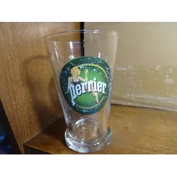 1 VERRE PERRIER PINUP  LA BLONDE