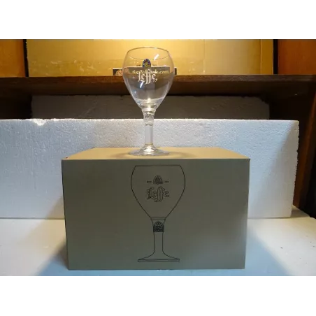 6 VERRES LEFFE 25CL HT 18.20CM