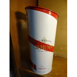 1SEAU CHAMPAGNE MUMM  EN TOLE  HT 25CM