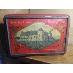 BOITE  CHATEAU DU CLOS VOUGEOT BOURGOGNE  18CM X12CM X7 CM