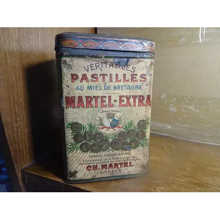 BOITE  PASTILLES AU MIEL DE BRETAGNE MARTEL EXTRA  NANTES