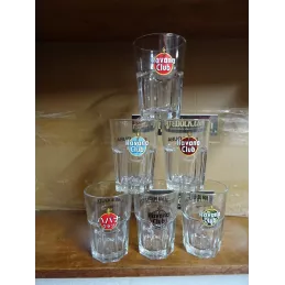 6 VERRES HA CLUB COLLECTOR  34CL