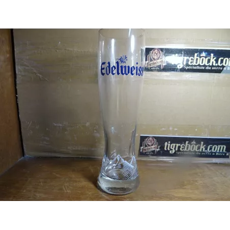 1 VERRE  EDELWEISS 50CL HT.25CM