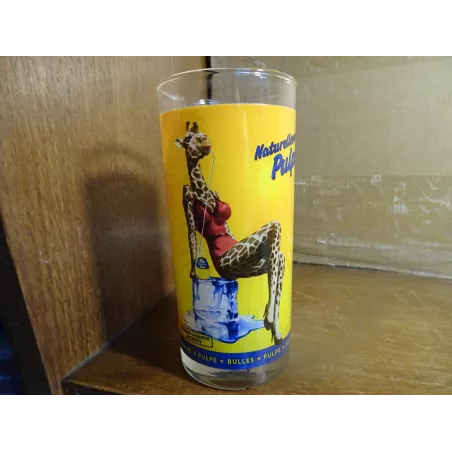 6 VERRES ORANGINA GIRAFE 25CL