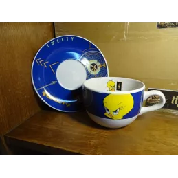 GRANDE TASSE TITI  TWEETY + SOUS TASSE   50CL