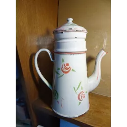 ANCIENNE CAFETIERE EMAILLEE