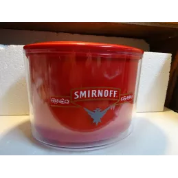 BAC A GLACE  SMIRNOFF GRAND MODELE  31CM X23CM HT 23CM