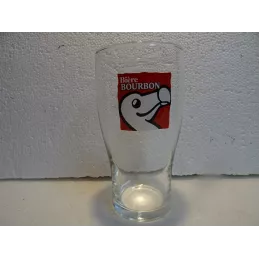 1 VERRE  BIERE  BOURBON  50CL HT 16CM FRANCAIS LA REUNION