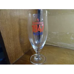 6 VERRES KRONENBOURG 1947 25CL HT 16.80CM