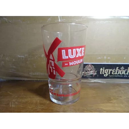 6 VERRES  LUX DU MOULIN  33/50CL HT 14.70CM