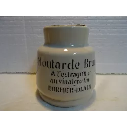 POT A MOUTARDE  BRUNE      BORNIER - DIJON  HT 11.50CM