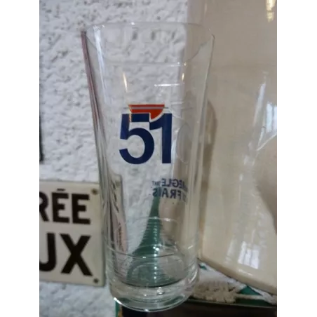 6 VERRE PASTIS 51 NOUVEAU  COLLECTOR HT 12.50CM  17CL