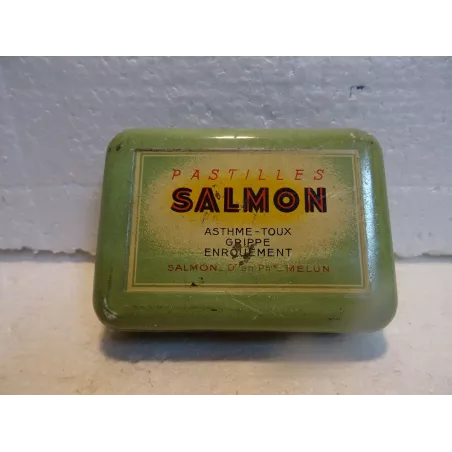 BOITE PASTILLES  SALMON  8.50CM X6CM X2.30CM