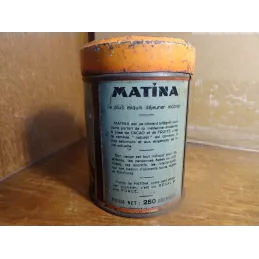 BOITE MATINA  250GR  HT 10.80CM DIAMETRE 8CM