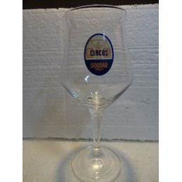 1 VERRE  CIRCUS  LA GOUDALE  25CL  HT 20.60CM