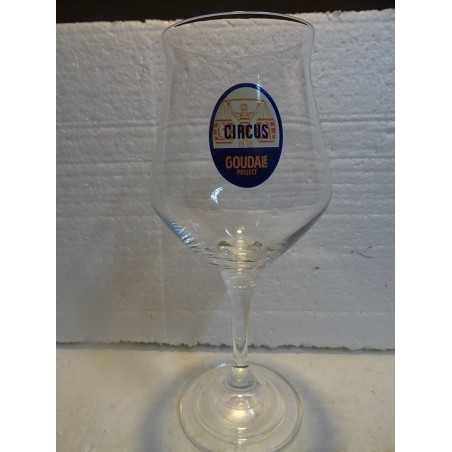 1 VERRE  CIRCUS  LA GOUDALE  25CL  HT 20.60CM