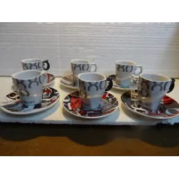 6 TASSES A CAFE  FOLLIET...