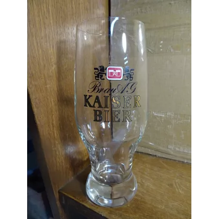 1 VERRE KAISER  BIER 50CL HT.19.90CM