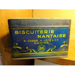 BOITE  BISCUITERIE NANTAISE 18CM X12.50CM X8CM