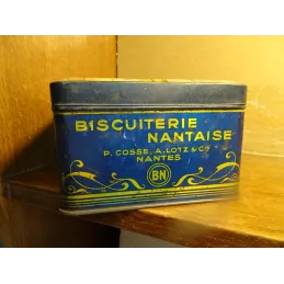 BOITE  BISCUITERIE NANTAISE 18CM X12.50CM X8CM