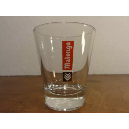 6 VERRES A CAFE  MALONGO LOGO ROUGE