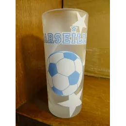 1 VERRE FOOT 100% MARSEILLE HT 13.70CM