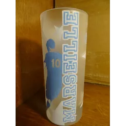 1 VERRE FOOT 100% MARSEILLE HT 13.70CM