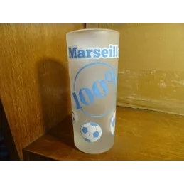 1 VERRE FOOT 100% MARSEILLE HT 13.70CM